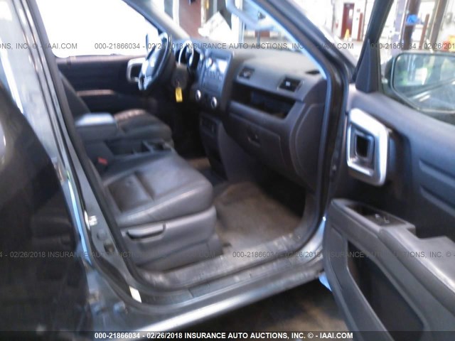 2HJYK16598H519492 - 2008 HONDA RIDGELINE RTL GRAY photo 5