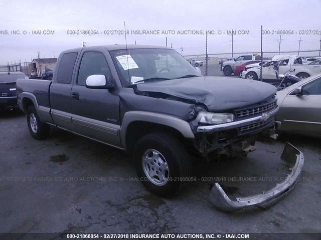 2GCEK19TX11339583 - 2001 CHEVROLET SILVERADO K1500 GRAY photo 1