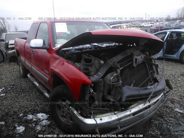 1GCEK19T7XE208134 - 1999 CHEVROLET SILVERADO K1500 RED photo 1