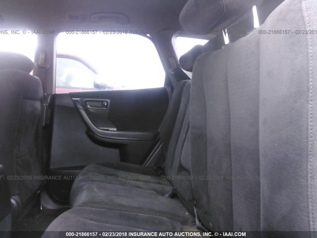 JN8AZ08W95W407424 - 2005 NISSAN MURANO SL/SE/S GRAY photo 8