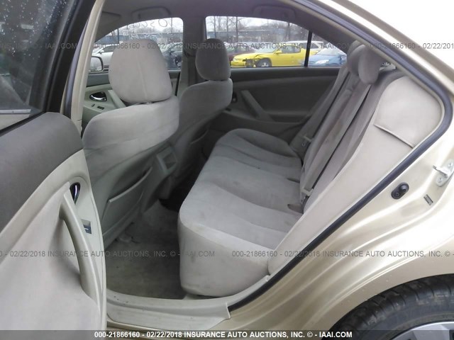 4T1BF3EK8AU069849 - 2010 TOYOTA CAMRY SE/LE/XLE TAN photo 8