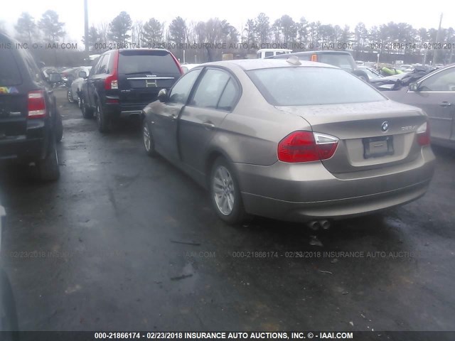 WBAVC93507KX59090 - 2007 BMW 328 XI BROWN photo 3