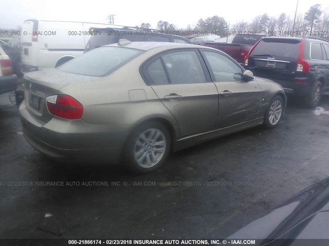 WBAVC93507KX59090 - 2007 BMW 328 XI BROWN photo 4