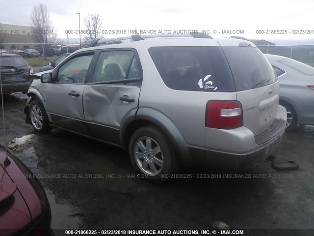 1FMZK01106GA38249 - 2006 FORD FREESTYLE SE SILVER photo 3