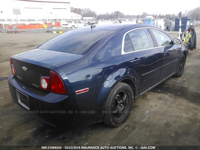 1G1ZC5EB5AF269530 - 2010 CHEVROLET MALIBU 1LT 深蓝色 照片 4