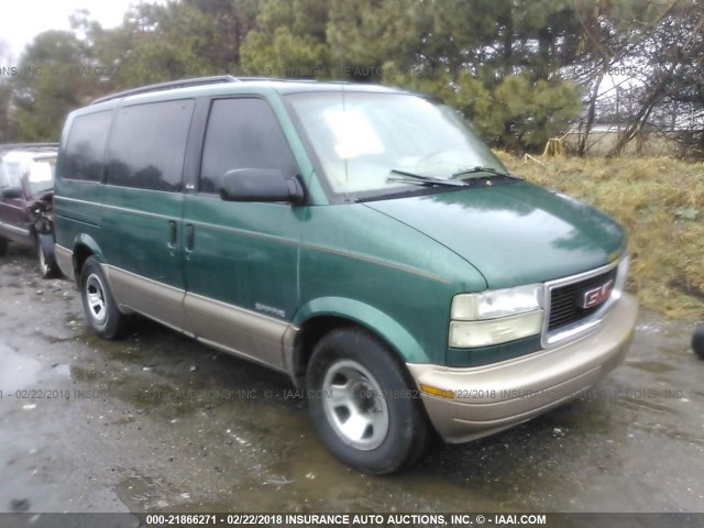 1GKDM19W0WB503368 - 1998 GMC SAFARI XT GREEN photo 1