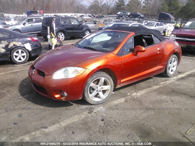 4A3AL25F17E062425 - 2007 MITSUBISHI ECLIPSE SPYDER GS 橙色 照片 2