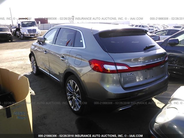 2LMTJ8LP8GBL53760 - 2016 LINCOLN MKX RESERVE 棕色 照片 3