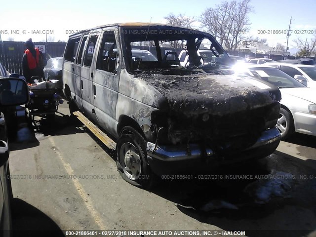 1FBNE31L97DA53899 - 2007 FORD ECONOLINE E350 SUPER DUTY WAGON WHITE photo 1