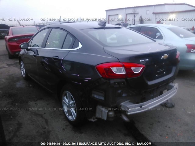 1G1BE5SM0H7177764 - 2017 CHEVROLET CRUZE LT GRAY photo 3