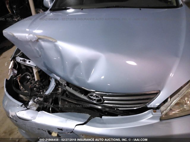 4T1BE32K46U687426 - 2006 TOYOTA CAMRY LE/XLE/SE BLUE photo 10
