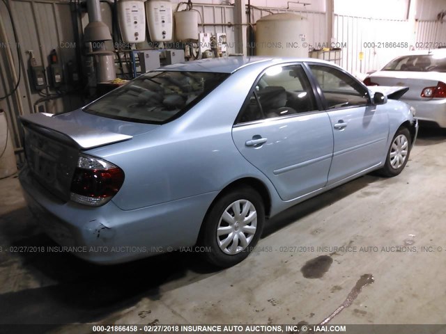 4T1BE32K46U687426 - 2006 TOYOTA CAMRY LE/XLE/SE BLUE photo 4