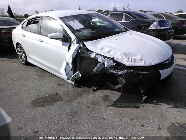 1C3CCCBG6FN506044 - 2015 CHRYSLER 200 S WHITE photo 1