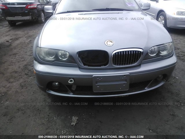 WBABD53425PL17072 - 2005 BMW 330 CI GRAY photo 6