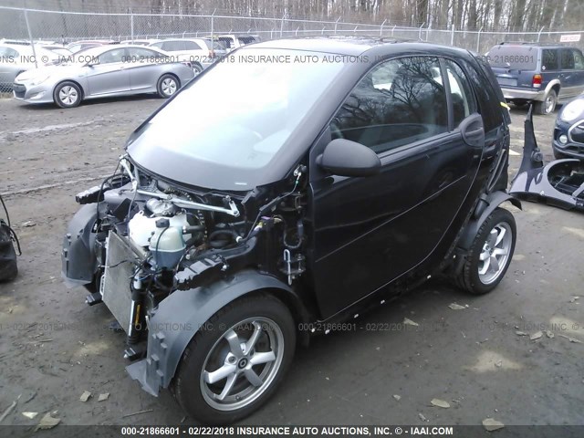 WMEEJ3BA1FK804039 - 2015 SMART FORTWO PURE/PASSION BLACK photo 2