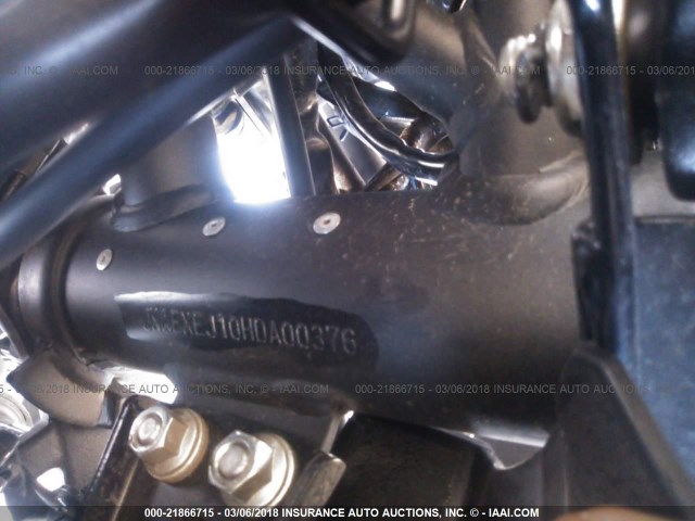 JKAEXEJ10HDA00376 - 2017 KAWASAKI EX650 J შავი ფოტო 10