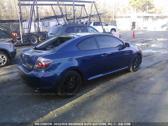 JTKDE167680265104 - 2008 TOYOTA SCION TC 蓝色 照片 4