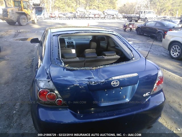 JTKDE167680265104 - 2008 TOYOTA SCION TC 蓝色 照片 6