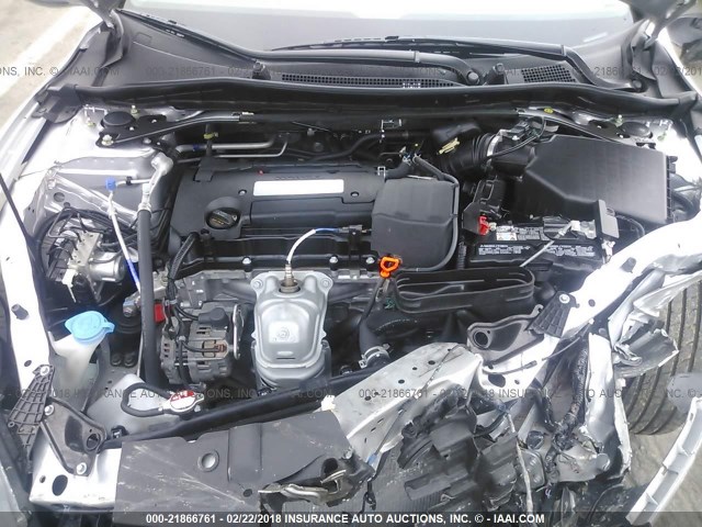 1HGCR2F55EA265212 - 2014 HONDA ACCORD SPORT SILVER photo 10