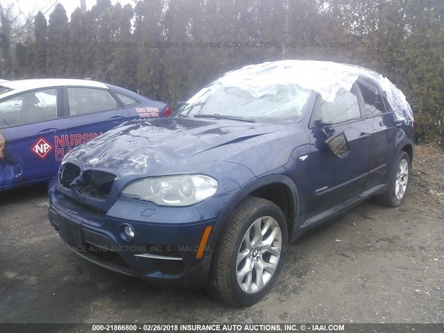 5UXZV4C55CL751684 - 2012 BMW X5 XDRIVE35I Mavi foto 2