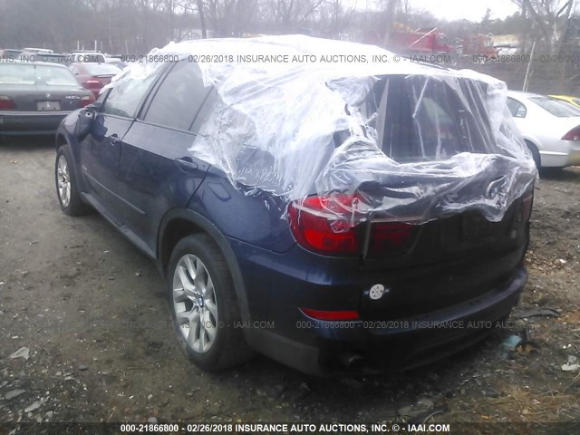 5UXZV4C55CL751684 - 2012 BMW X5 XDRIVE35I Mavi foto 3