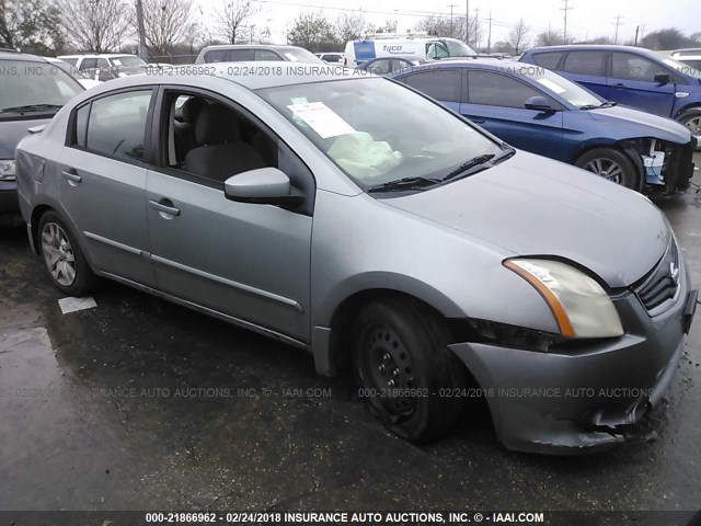 3N1AB6AP9BL640164 - 2011 NISSAN SENTRA 2.0/2.0S/SR/2.0SL GRAY photo 1