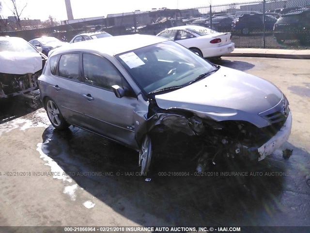 JM1BK144261430038 - 2006 MAZDA 3 HATCHBACK GRAY photo 1