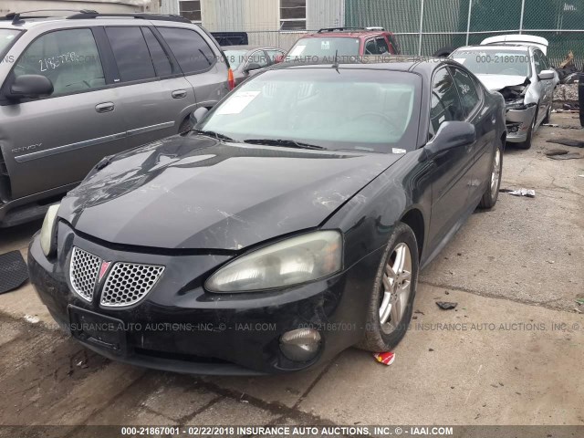 2G2WR524951180947 - 2005 PONTIAC GRAND PRIX GTP BLACK photo 2