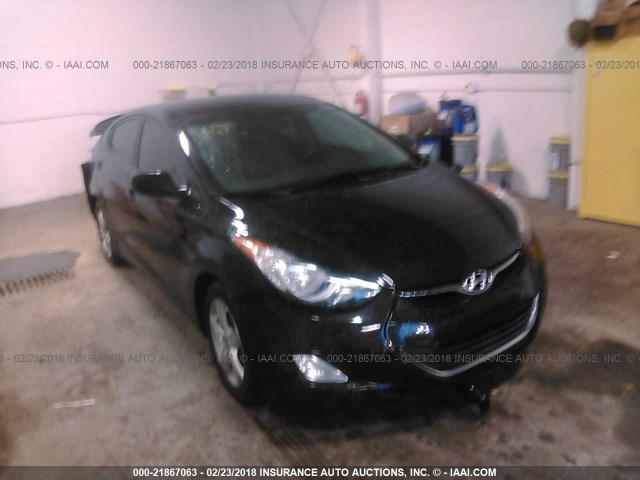 5NPDH4AE9DH438634 - 2013 HYUNDAI ELANTRA GLS/LIMITED BLACK photo 1