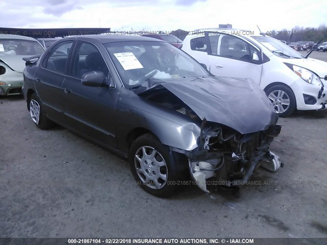 KMHJF35F0YU911592 - 2000 HYUNDAI ELANTRA GLS GRAY photo 1