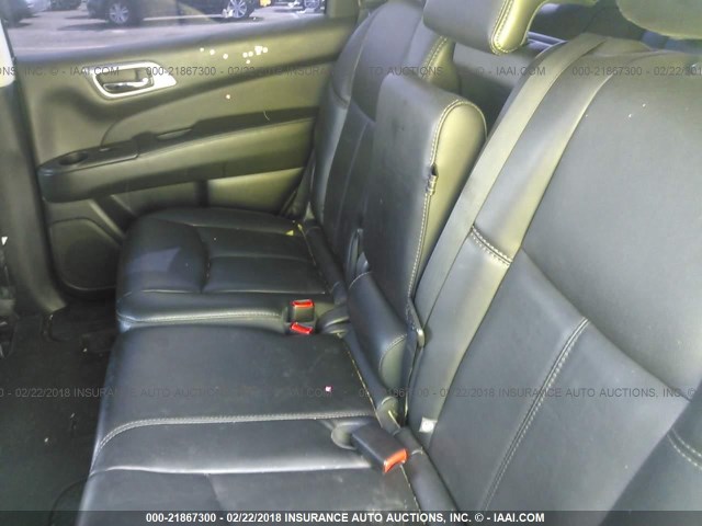 5N1AR2MN4FC624625 - 2015 NISSAN PATHFINDER S/SV/SL/PLATINUM 白色 照片 8