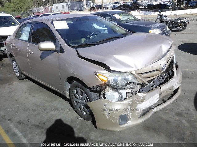 2T1BU4EEXBC619965 - 2011 TOYOTA COROLLA S/LE GOLD photo 1