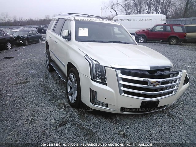 1GYS4MKJXFR671944 - 2015 CADILLAC ESCALADE LUXURY WHITE photo 1