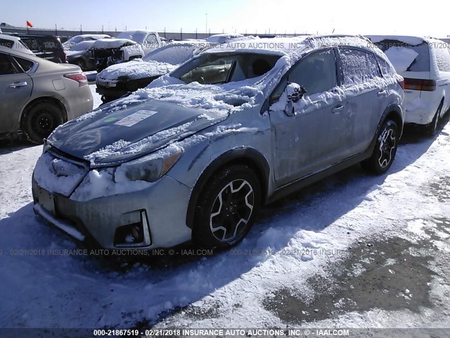 JF2GPABC9G8215879 - 2016 SUBARU CROSSTREK PREMIUM SILVER photo 2