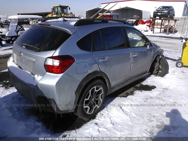 JF2GPABC9G8215879 - 2016 SUBARU CROSSTREK PREMIUM SILVER photo 4