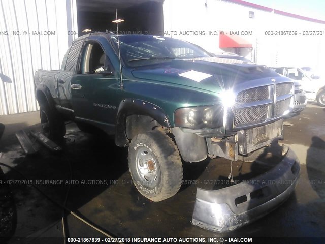 3D7KU28CX4G123187 - 2004 DODGE RAM 2500 ST/SLT 绿色 照片 1