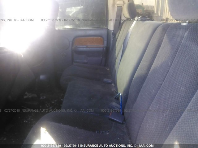 3D7KU28CX4G123187 - 2004 DODGE RAM 2500 ST/SLT 绿色 照片 8
