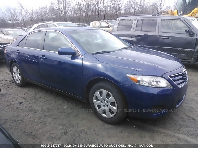 4T1BF3EK6BU684756 - 2011 TOYOTA CAMRY SE/LE/XLE BLUE photo 1