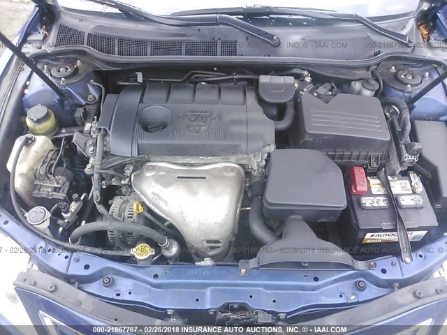 4T1BF3EK6BU684756 - 2011 TOYOTA CAMRY SE/LE/XLE BLUE photo 10
