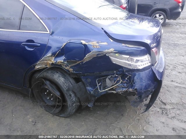 4T1BF3EK6BU684756 - 2011 TOYOTA CAMRY SE/LE/XLE BLUE photo 6