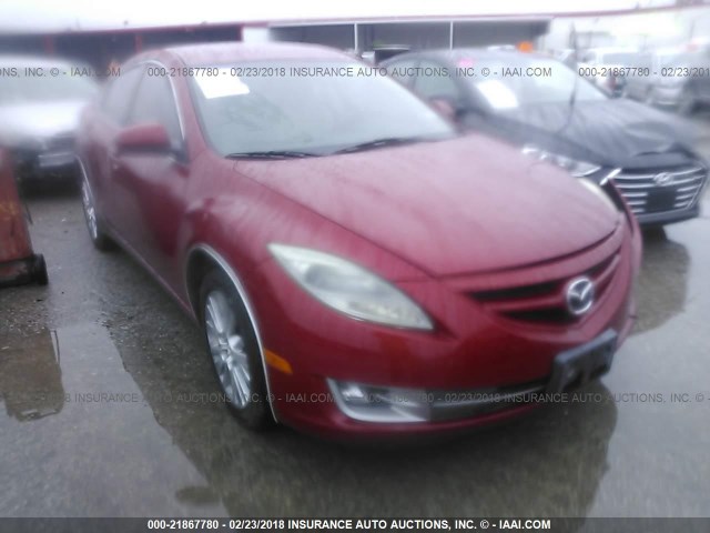 1YVHP82AX95M09362 - 2009 MAZDA 6 I RED photo 1