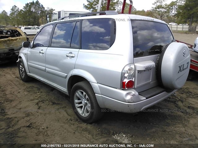 JS3TY92V054103892 - 2005 SUZUKI XL7 EX/LX SILVER photo 3