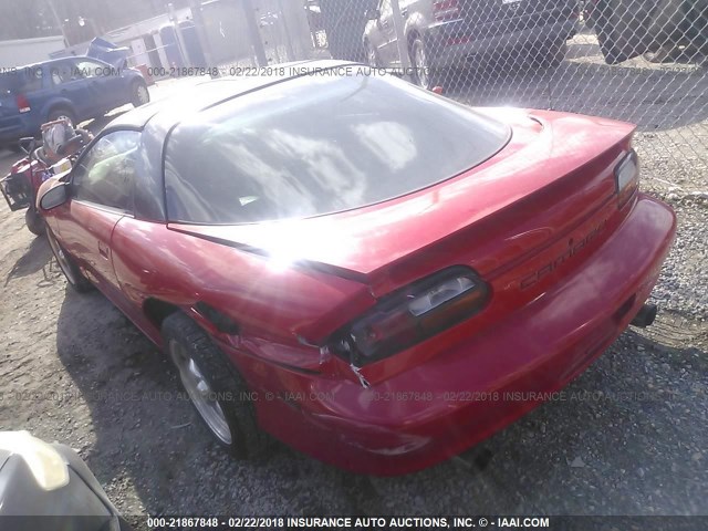 2G1FP22G1W2104234 - 1998 CHEVROLET CAMARO Z28 RED photo 3