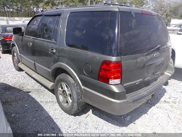 1FMPU17L24LA67398 - 2004 FORD EXPEDITION EDDIE BAUER GREEN photo 3