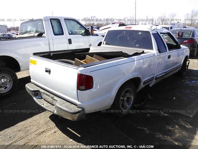 1GCCS19X238129327 - 2003 CHEVROLET S TRUCK S10 WHITE photo 4