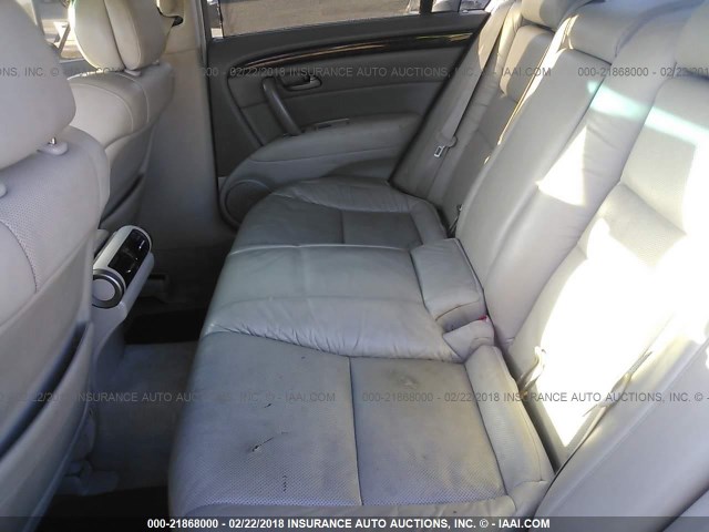 JH4KB16565C017787 - 2005 ACURA RL ვერცხლისფერი ფოტო 8