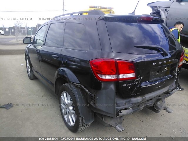 3C4PDCBG1CT153282 - 2012 DODGE JOURNEY SXT BLACK photo 3