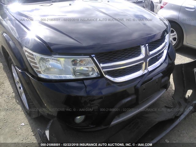 3C4PDCBG1CT153282 - 2012 DODGE JOURNEY SXT BLACK photo 6