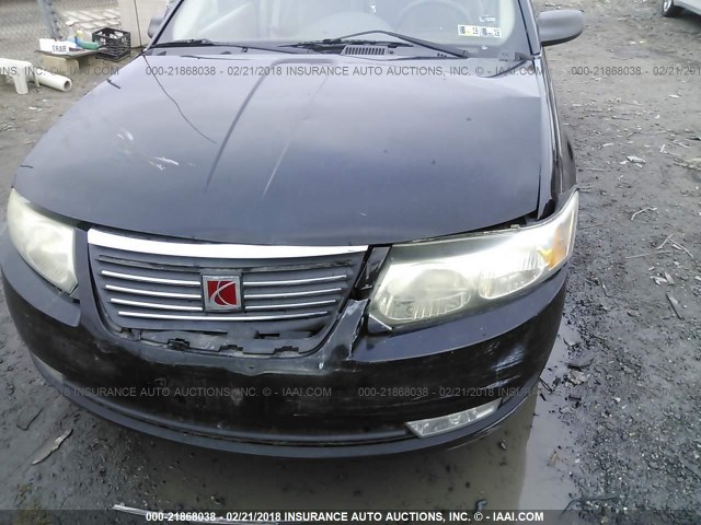 1G8AL52F35Z108796 - 2005 SATURN ION LEVEL 3 BLACK photo 6