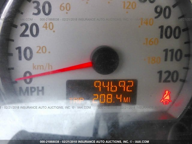 1G8AL52F35Z108796 - 2005 SATURN ION LEVEL 3 BLACK photo 7